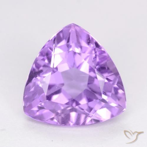 3.03ct Natürlicher Rosaig-violett Amethyst, Trillion, VS