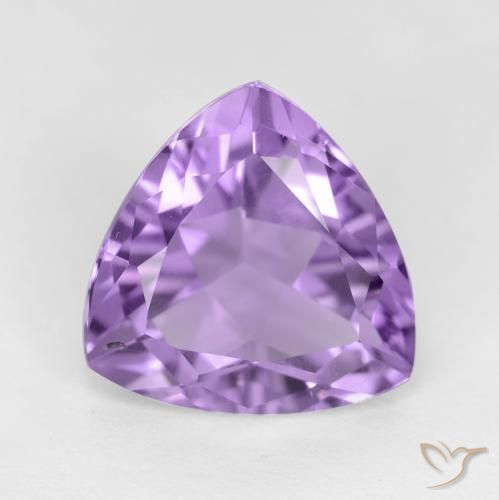 2.76ct Natürlicher Mittelviolett Amethyst, Trillion, VS-SI