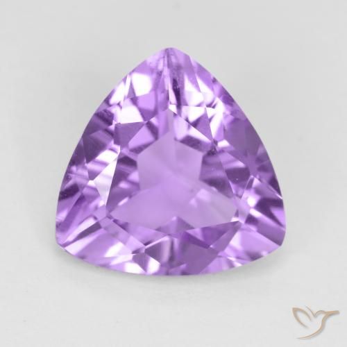 2.51ct Natürlicher Rosaig-violett Amethyst, Trillion, VS