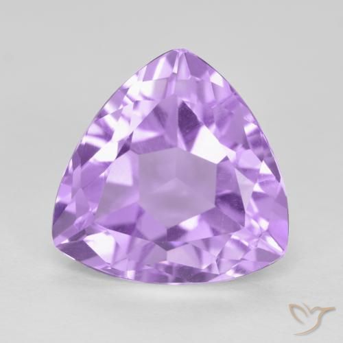 3.06ct Natürlicher Rosaig-violett Amethyst, Trillion, VS