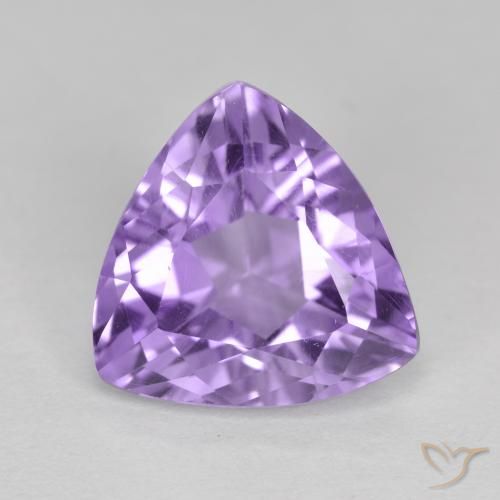 2.69ct Natürlicher Mittelviolett Amethyst, Trillion, VS