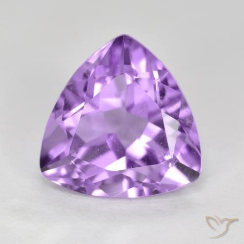 2.93ct Natürlicher Rosaig-violett Amethyst, Trillion, VS