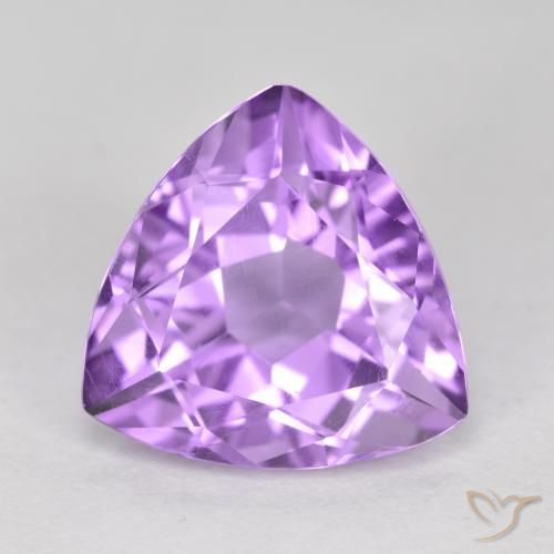 2.94ct Natürlicher Mittelviolett Amethyst, Trillion, VVS-VS