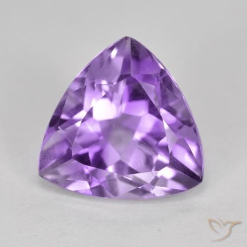 2.93ct Natürlicher Mittelviolett Amethyst, Trillion, VS