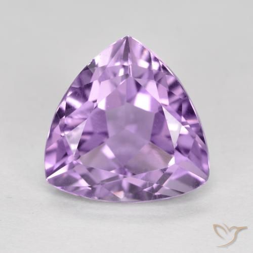 2.89ct Natürlicher Rosaig-violett Amethyst, Trillion, VS