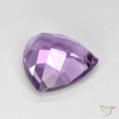9,17 ctw natürlicher Rosaig-violett Amethyst, Trillion, VS