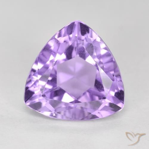 3.18ct Natürlicher Rosaig-violett Amethyst, Trillion, VS