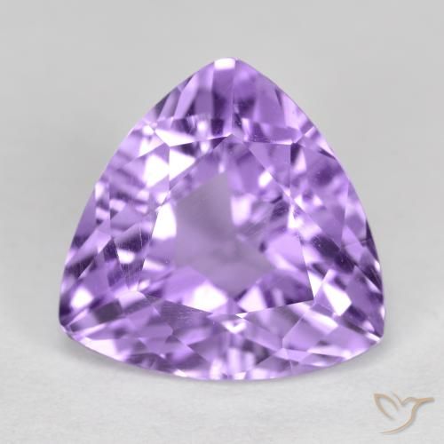 2.80ct Natürlicher Tiefes Irisviolett Amethyst, Trillion, VVS-VS