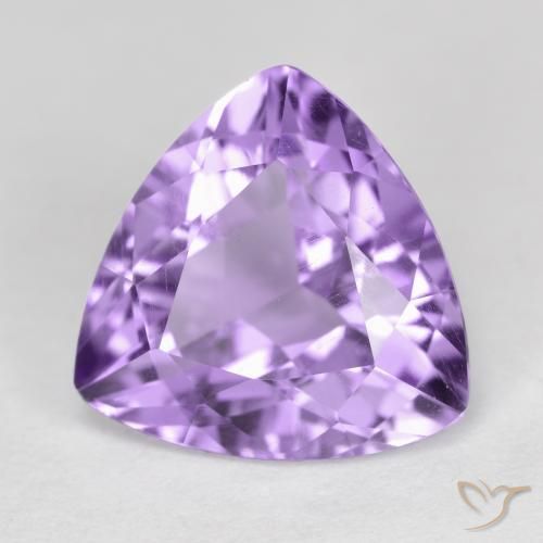 9,17 ctw natürlicher Tiefes Irisviolett Amethyst, Trillion, VVS-VS