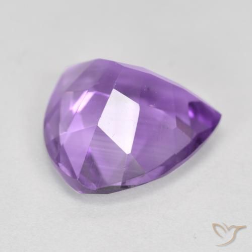 9,17 ctw natürlicher Rosaig-violett Amethyst, Trillion, VS