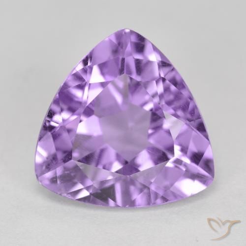 2.92ct Natürlicher Mittelviolett Amethyst, Trillion, VS