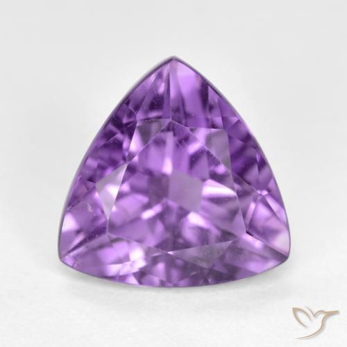 2.78ct Natürlicher tiefviolett Amethyst, Trillion, VS-SI