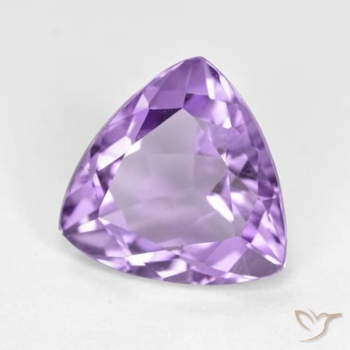 9,17 ctw natürlicher Rosaig-violett Amethyst, Trillion, VS