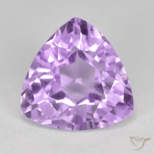 3.07ct Natürlicher Mittelviolett Amethyst, Trillion, VS