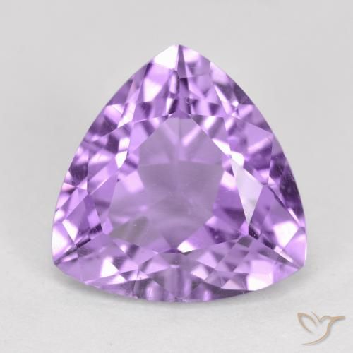 2.86ct Natürlicher Mittelviolett Amethyst, Trillion, VS