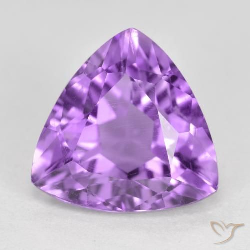 2.88ct Natürlicher Rosaig-violett Amethyst, Trillion, VS