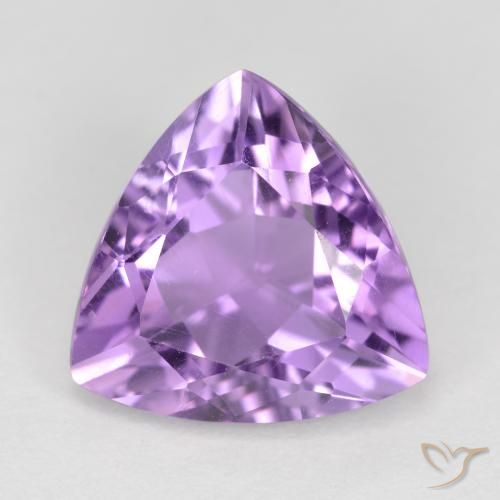 2.70ct Natürlicher Rosaig-violett Amethyst, Trillion, VS