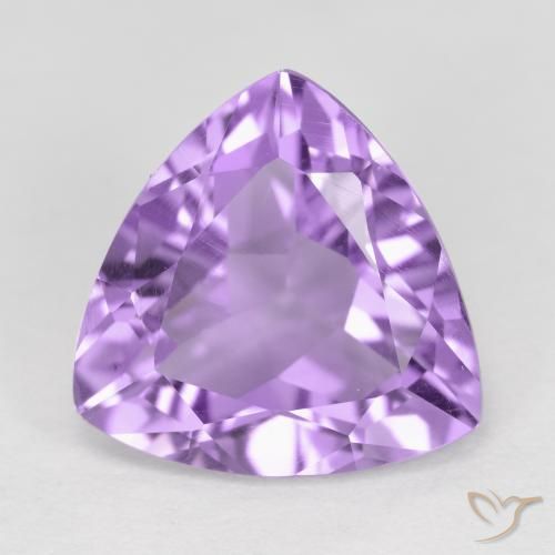 2.93ct Natürlicher Rosa Iris Violett Amethyst, Trillion, VS