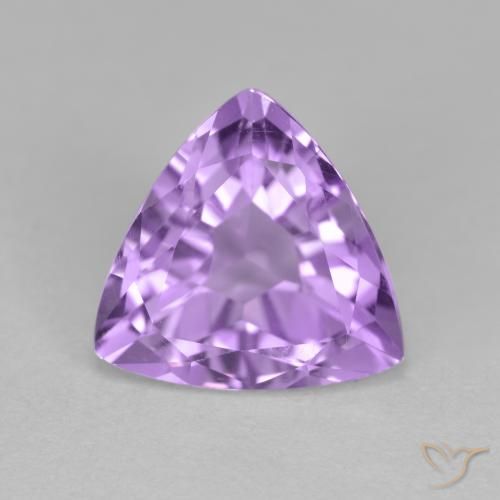 2.98ct Natürlicher Mittelviolett Amethyst, Trillion, VS