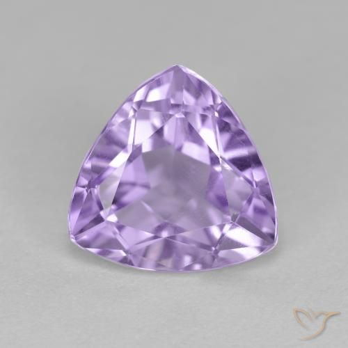 3.04ct Natürlicher hellviolett Amethyst, Trillion, VS