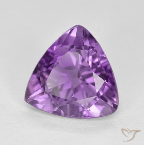 9,17 ctw natürlicher Mittel-Dunkelviolett Amethyst, Trillion, VS