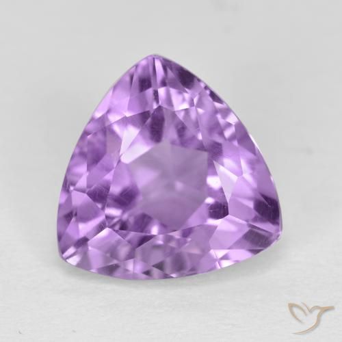 3.01ct Natürlicher Rosaig-violett Amethyst, Trillion, VS