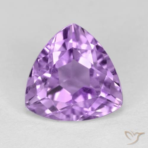3.13ct Natürlicher Mittelviolettes Violett Amethyst, Trillion, VS