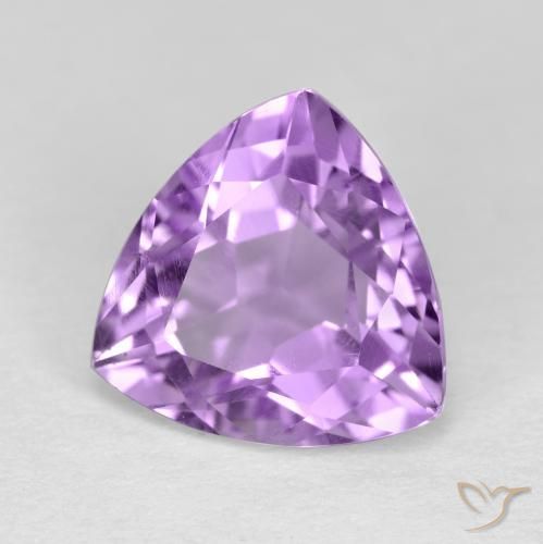 9,17 ctw natürlicher Mittelviolettes Violett Amethyst, Trillion, VS