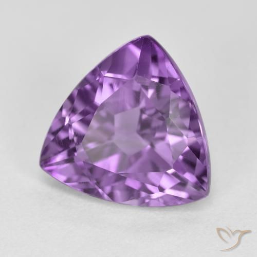 9,17 ctw natürlicher Tiefviolettes Violett Amethyst, Trillion, VS
