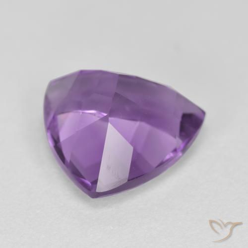 9,17 ctw natürlicher Tiefviolettes Violett Amethyst, Trillion, VS