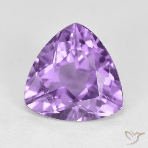 2.74ct Natürlicher Mittelviolett Amethyst, Trillion, VS