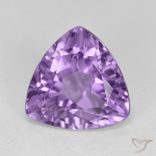 3.00ct Natürlicher Rosaig-violett Amethyst, Trillion, VS