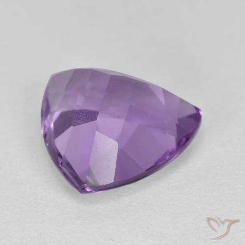 9,17 ctw natürlicher Rosaig-violett Amethyst, Trillion, VS
