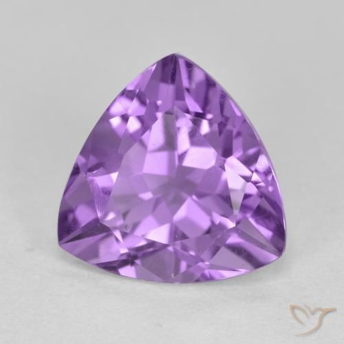 9,17 ctw natürlicher Rosaig-violett Amethyst, Trillion, VS