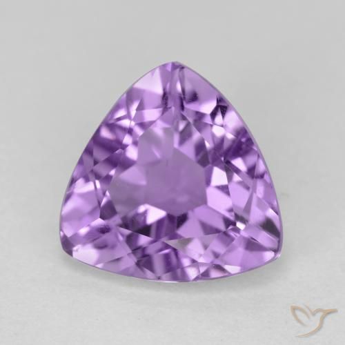 2.65ct Natürlicher Mittelviolett Amethyst, Trillion, VS