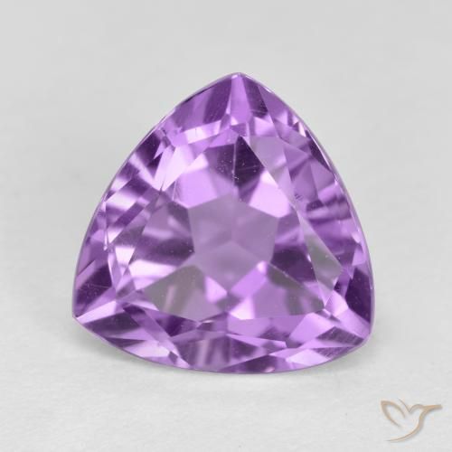 9,17 ctw natürlicher Rosaig-violett Amethyst, Trillion, VS