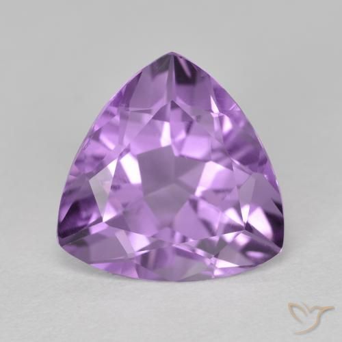 2.65ct Natürlicher Tiefviolettes Violett Amethyst, Trillion, VS