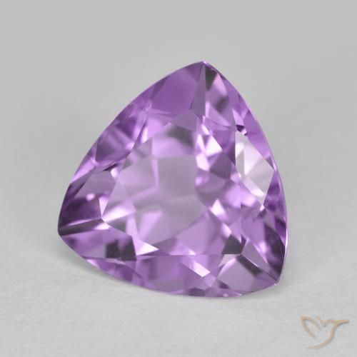 9,17 ctw natürlicher Tiefviolettes Violett Amethyst, Trillion, VS