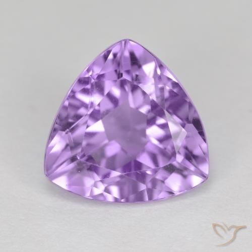 3.06ct Natürlicher Rosaig-violett Amethyst, Trillion, VS