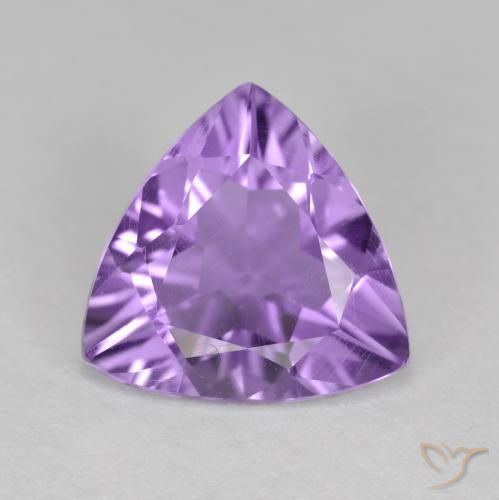 2.30ct Natürlicher Rosaig-violett Amethyst, Trillion, VS