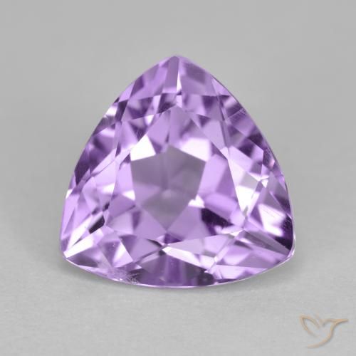 3.06ct Natürlicher Mittelviolett Amethyst, Trillion, VS