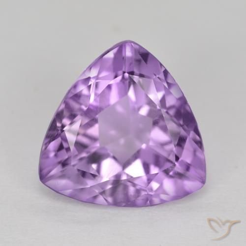 2.78ct Natürlicher Rosaig-violett Amethyst, Trillion, VS