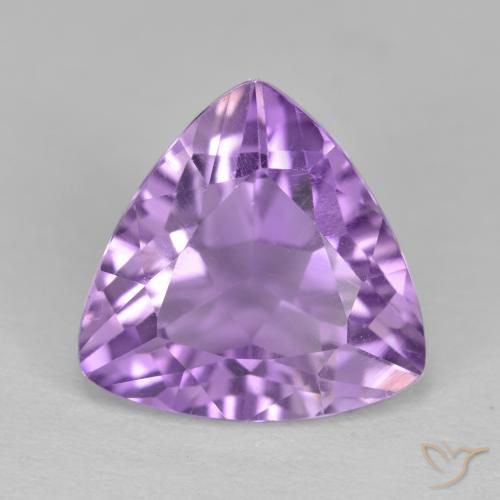 3.01ct Natürlicher Mittelviolett Amethyst, Trillion, VS