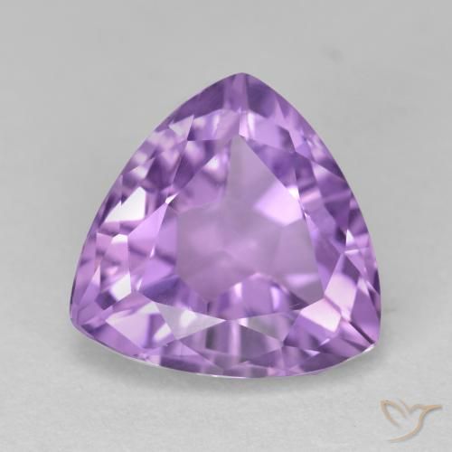 3.10ct Natürlicher Mittelviolett Amethyst, Trillion, VS