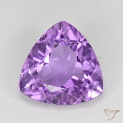 2.79ct Natürlicher Mittelviolett Amethyst, Trillion, VS