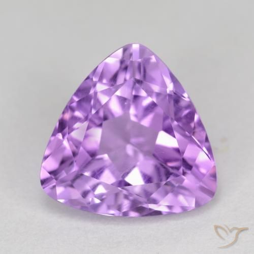 2.92ct Natürlicher Lilaisch-violett Amethyst, Trillion, VS