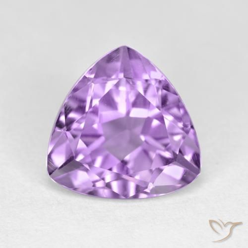2.92ct Natürlicher Rosaig-violett Amethyst, Trillion, VS