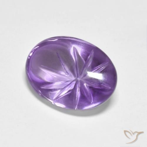 9,17 ctw natürlicher Tiefes Irisviolett Amethyst, Oval, Transparent