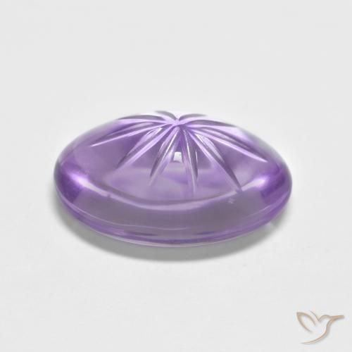 9,17 ctw natürlicher Tiefes Irisviolett Amethyst, Oval, Transparent