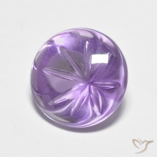 9,17 ctw natürlicher Mittelviolett Amethyst, Runden, Transparent